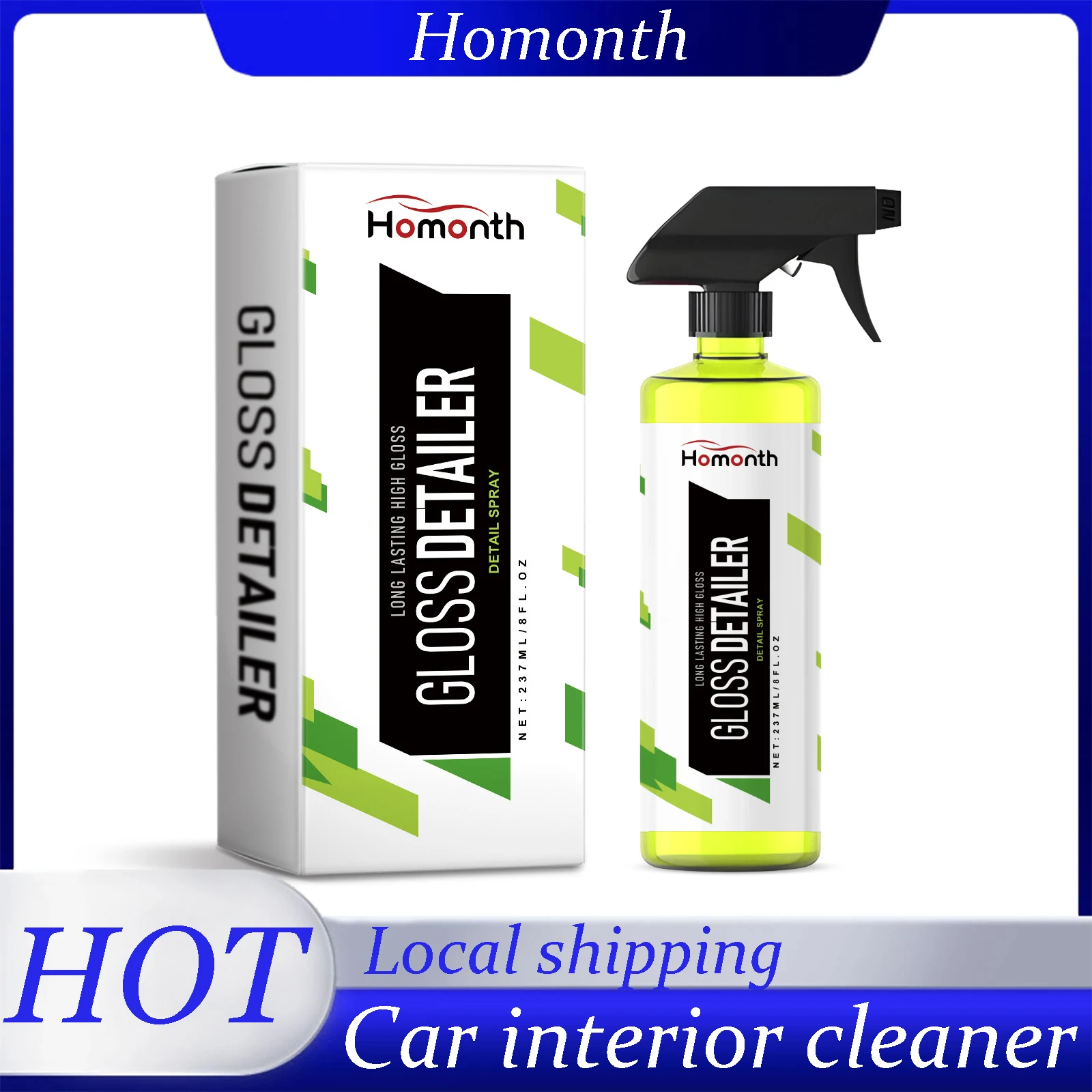 Homonth Car Multipurpose Cleaner Spray Protect Paint Prevent Scratch Remove Stains Polishing Dustproof Restore Car Cleaner