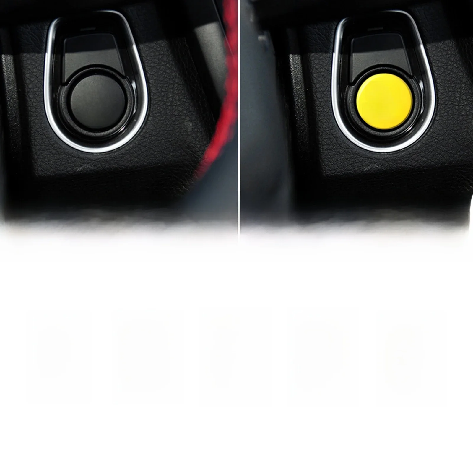 Couvercle de Bouton de Démarrage et d'Arrêt du Moteur, Décoration de Clé pour BMW Série 1 3 5 7 F20 F22 F30 F10 F11 F01 F02 F15 F16 F25 F26 F48