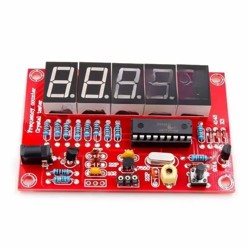 Zestawy DIY 1 Hz-50 MHz Częstotliwość Oscylator kwarcowy Miernik częstotliwości Cyfrowy tester LED Miernik częstotliwości cyfrowy — zdjęcie 2