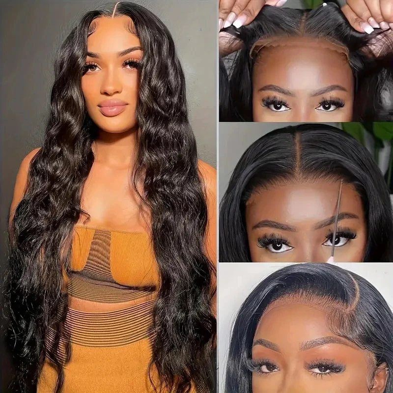 

Alimice Body Wave Lace Front Wig Pre Plucked 13x4 Wigs For Women Huma Hair