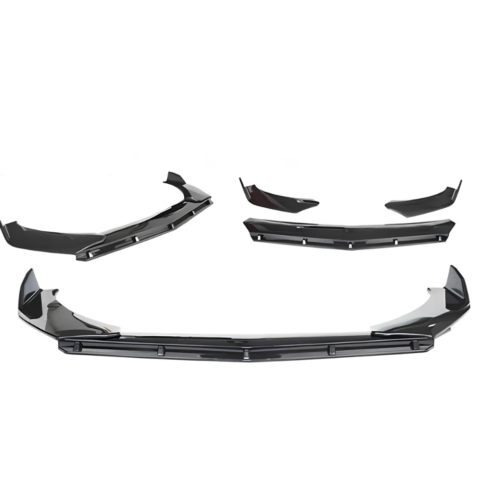 Brbs 3 Pcs Front Bumper Lip For Dacia Dokker 2012-2024 Body Kit Car Accessories Spoiler Diffuser Flap Sport Bumper