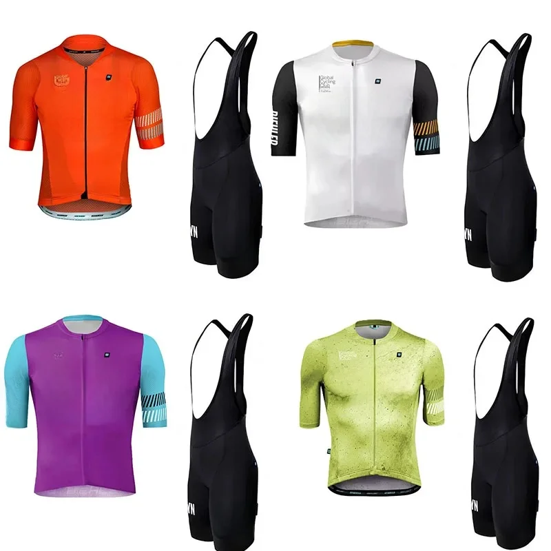 AliExpress SYN Bicycle riding clothes men's summer jersey bib road cycling shirt breathable quick drying sweat wicking shirt