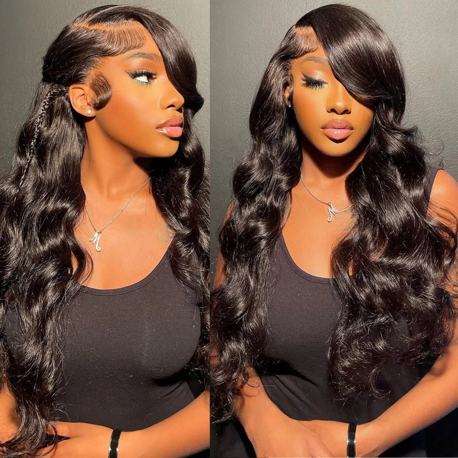 

Body Wave Lace Front Wigs 200% Density 13x6 hd lace frontal wig Pre Plucked Hairline with Baby Hair Brazilian wigs human hair