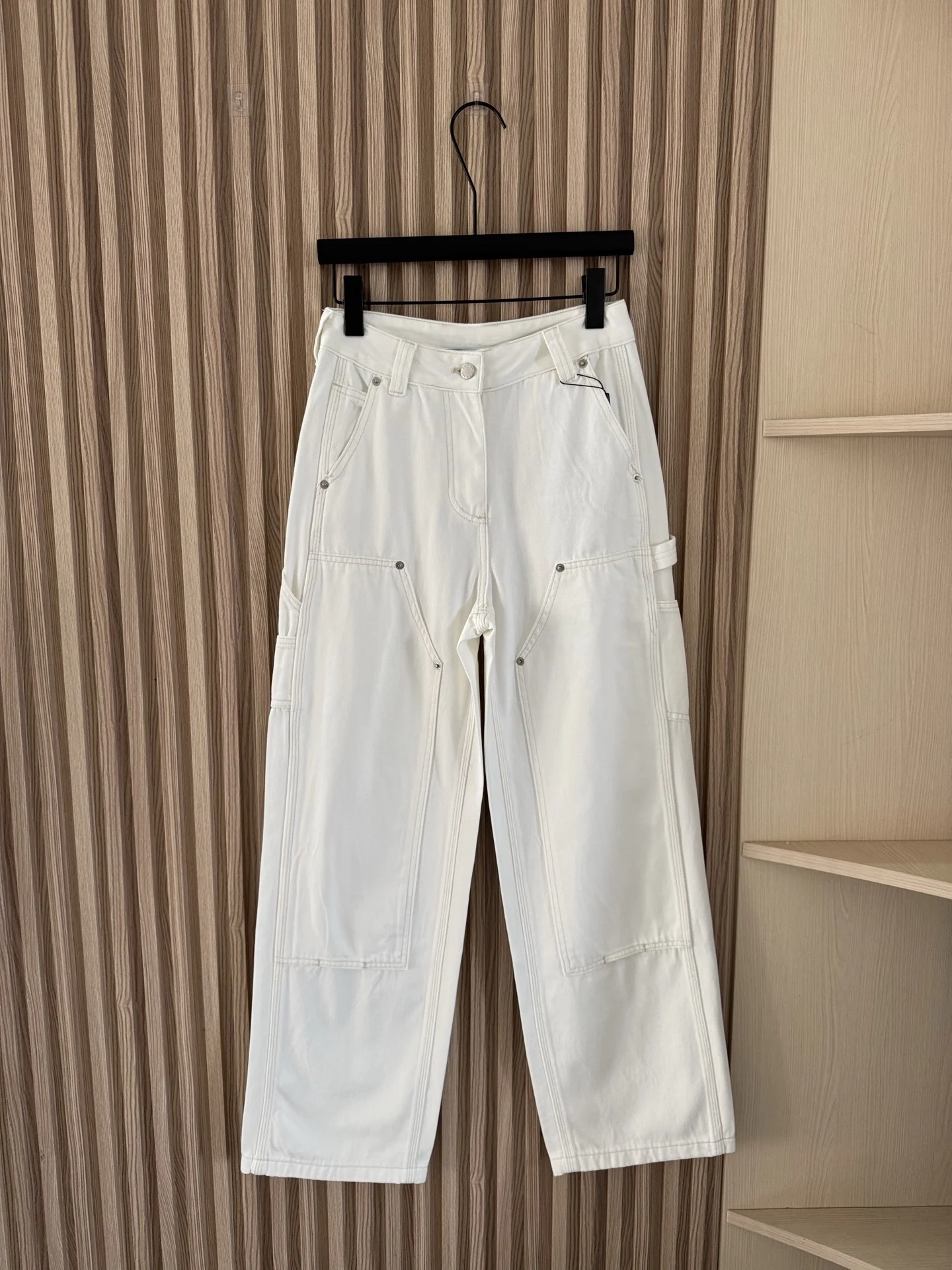 

2025 New Fashion Stitching Work Jeans