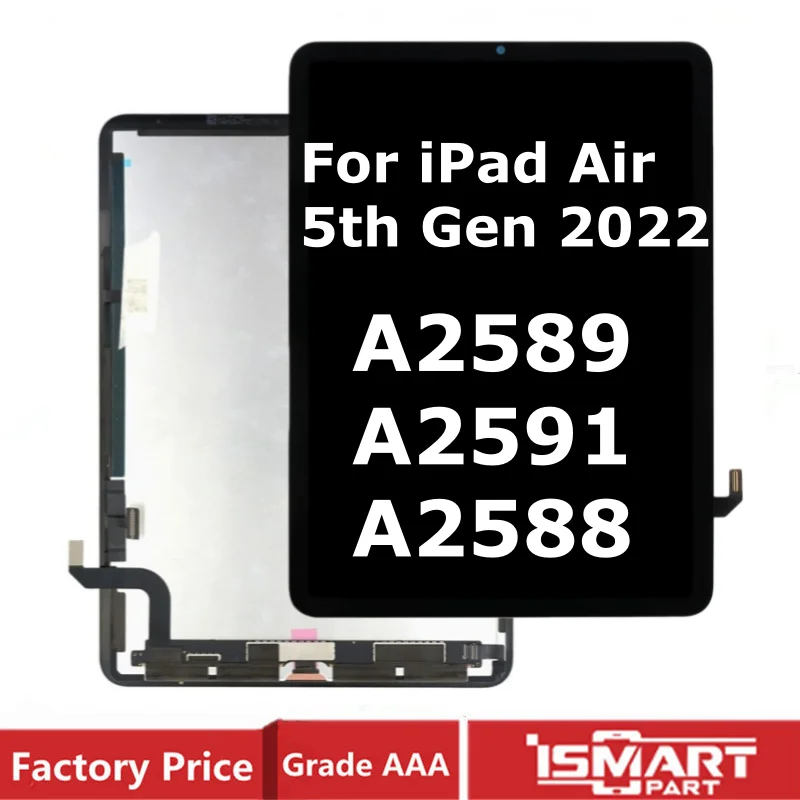 

For iPad Air 5 5th Gen 2022 LCD Display Touch Screen Digitizer Assembly A2589 A2591 A2588 LCD 10.9" Replacement Parts