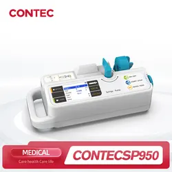 Contec-多目的充填ポンプ,呼吸器付き,リアルタイムアラーム,バッテリー付き (人間または獣医用)