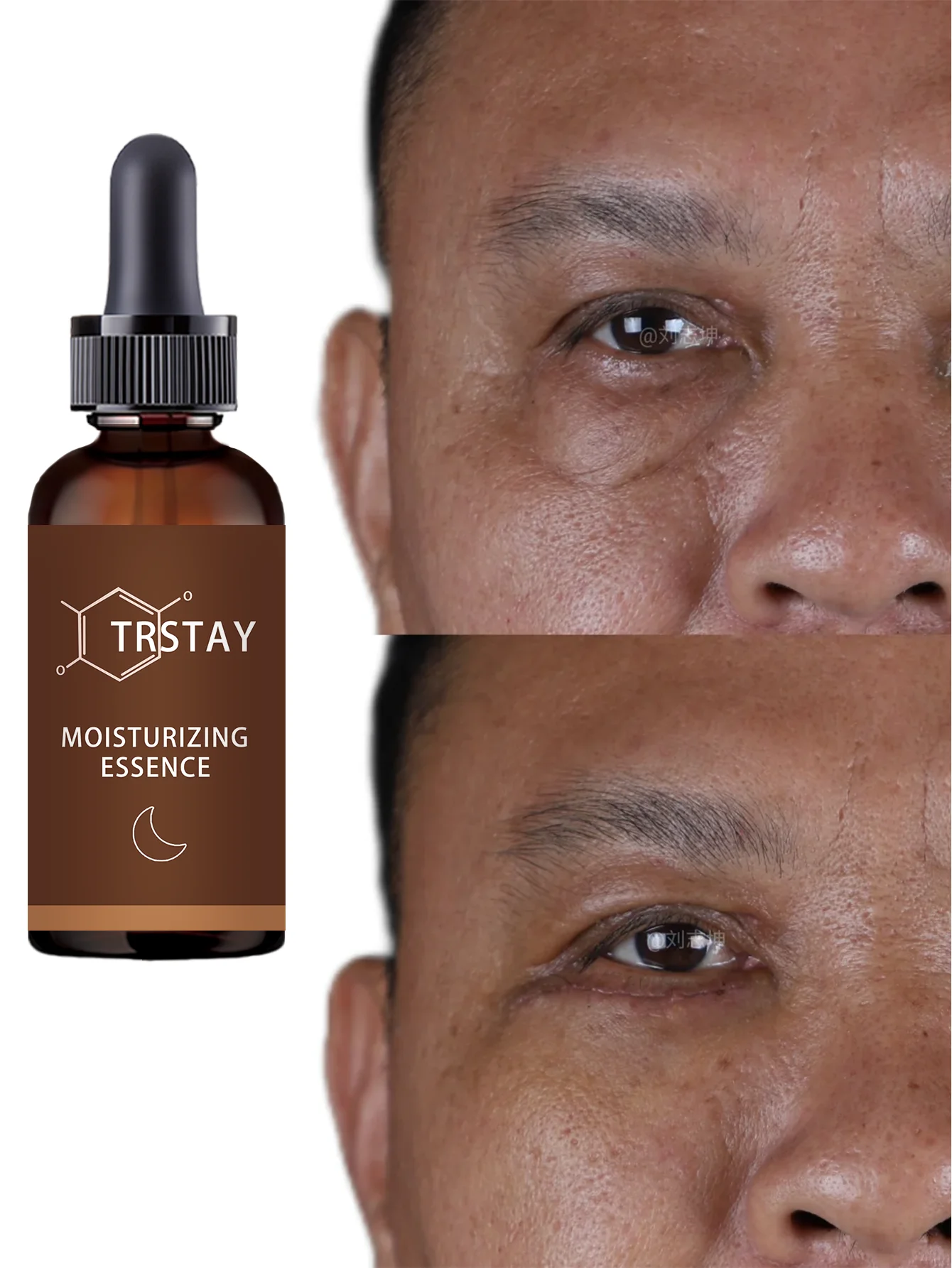 Moisturizing Brightening Eye Oil for Hydration and Even Tone All Skin Types Eye Care Formula to Reduce Dark Circles and Fine Lin - Image 4