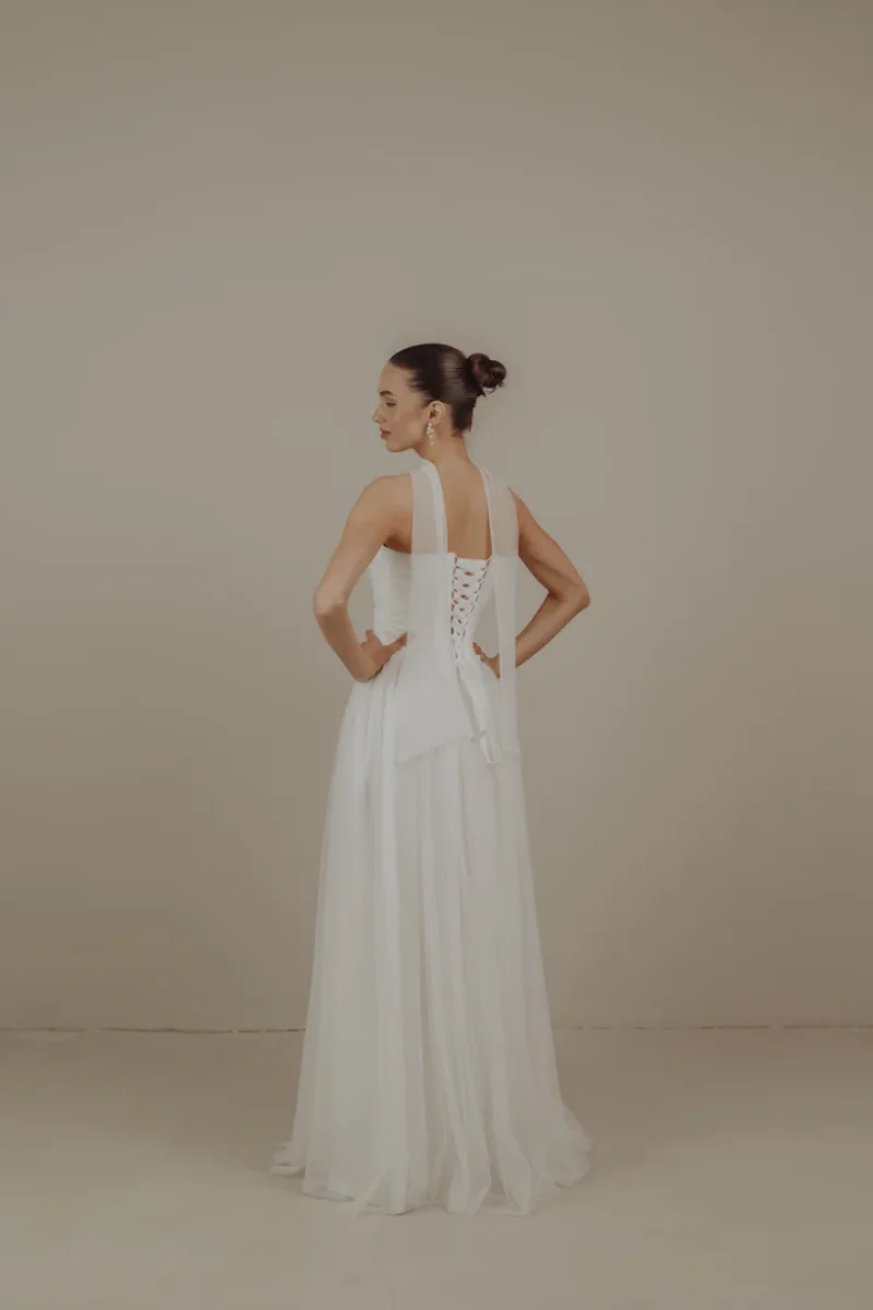 Annie Abiti da ballo bianchi Abiti da sera a trapezio con spalle scoperte in tulle Occasioni speciali Abiti da festa eleganti da donna فسات Бmavera