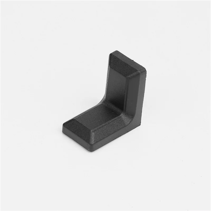 10PCS  Right Angle Fixing Corner Bracket L Shaped Furniture Connector With Plastic Decorative Cover Home Decor