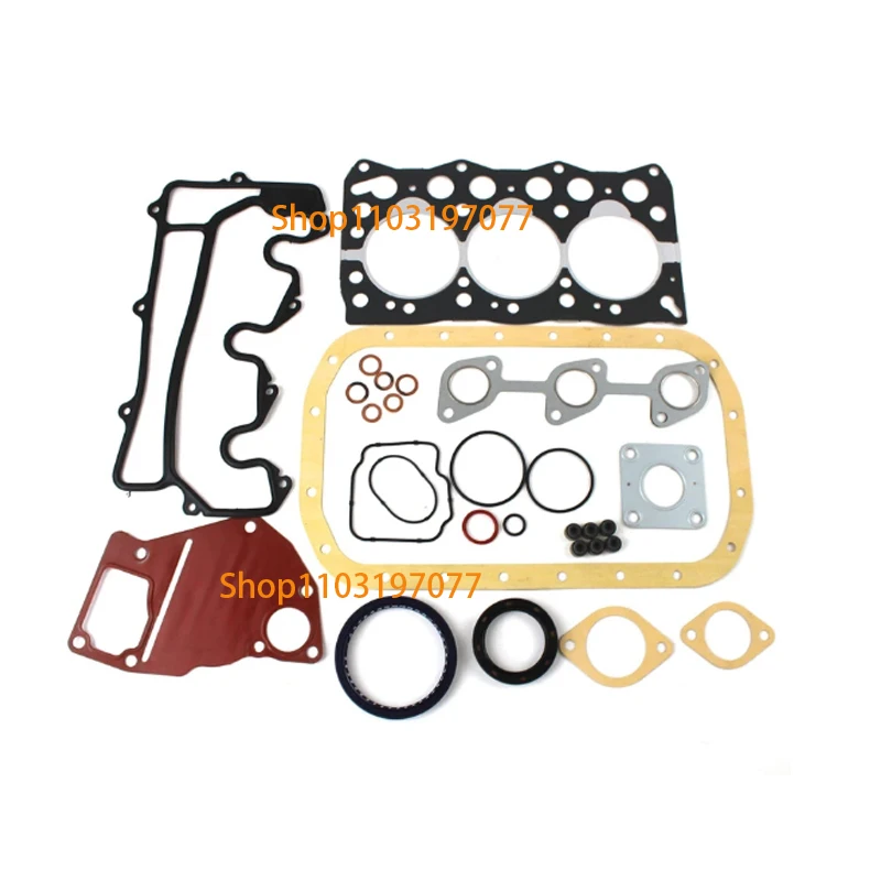 

Комплект прокладок 3LD1 для двигателя Isuzu с прокладкой головки блока цилиндров, комплект для капитального ремонта, поршневые кольца