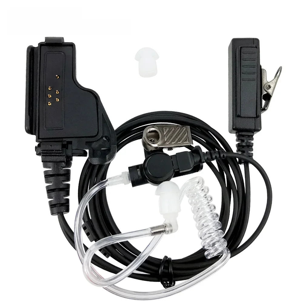 Fone de ouvido tubo acústico microfone para motorola mtx xts ht1000 xts5000 xts2500 mts2000 mt2000
