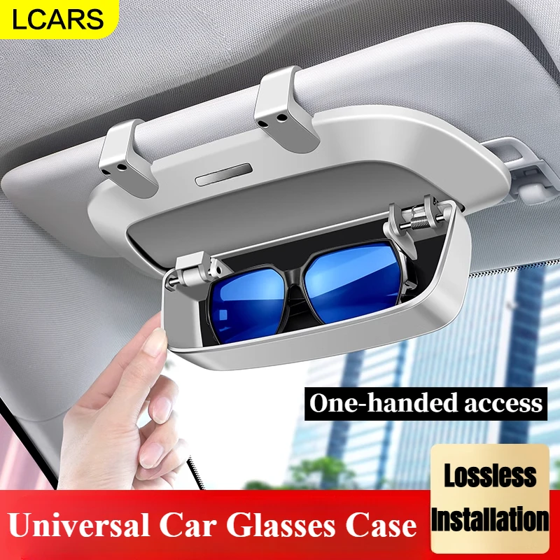 

Чехол для автомобильных очков Lcars, солнцезащитный козырек, многофункциональный автомобильный держатель для солнцезащитных очков, автомобильный зажим для очков, модифицированный ящик для хранения
