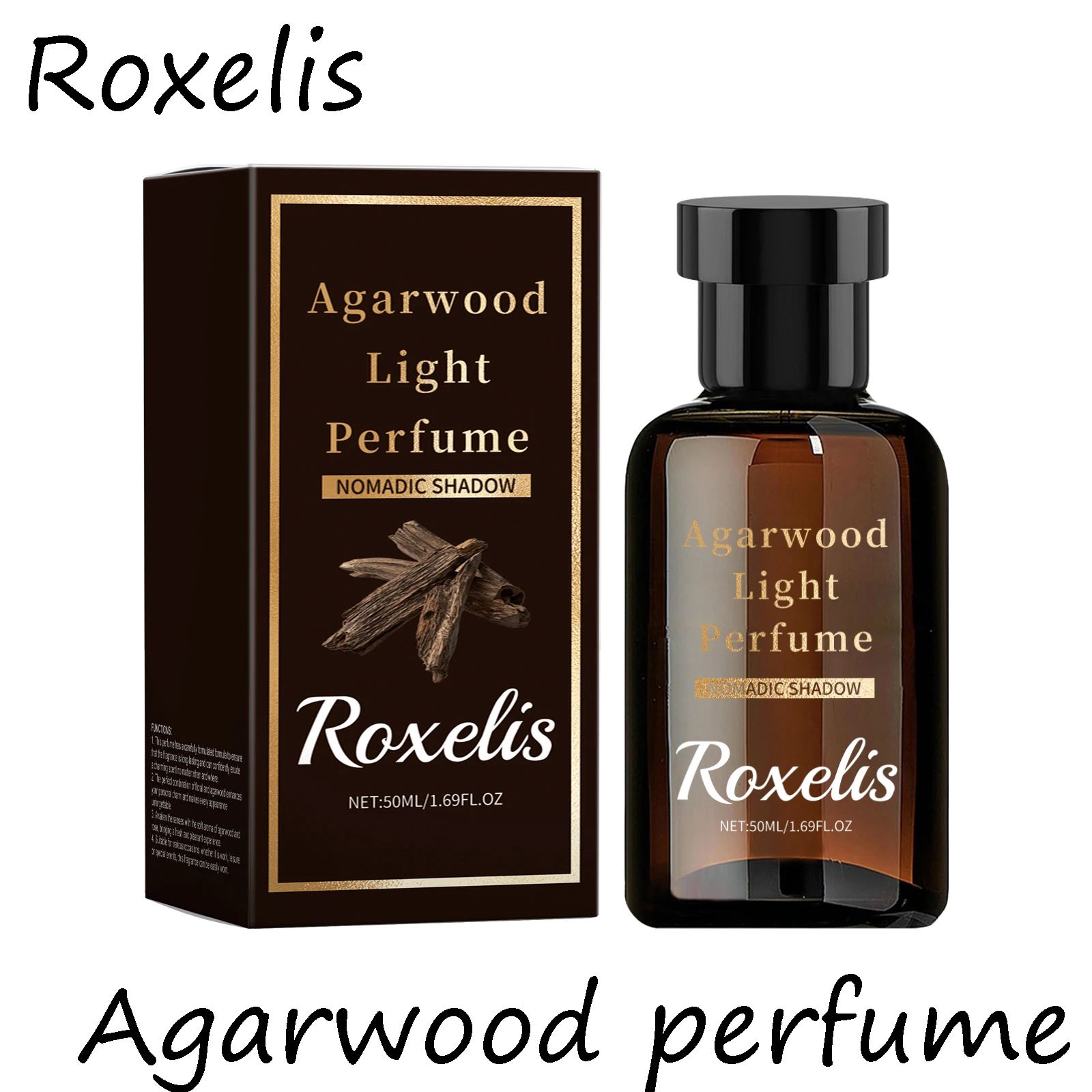 

Roxelis Agarwood Light Perfume Woody Аромат Флирт Стойкий аромат Ежедневные свидания Enhance Charm Духи с феромонами Woody