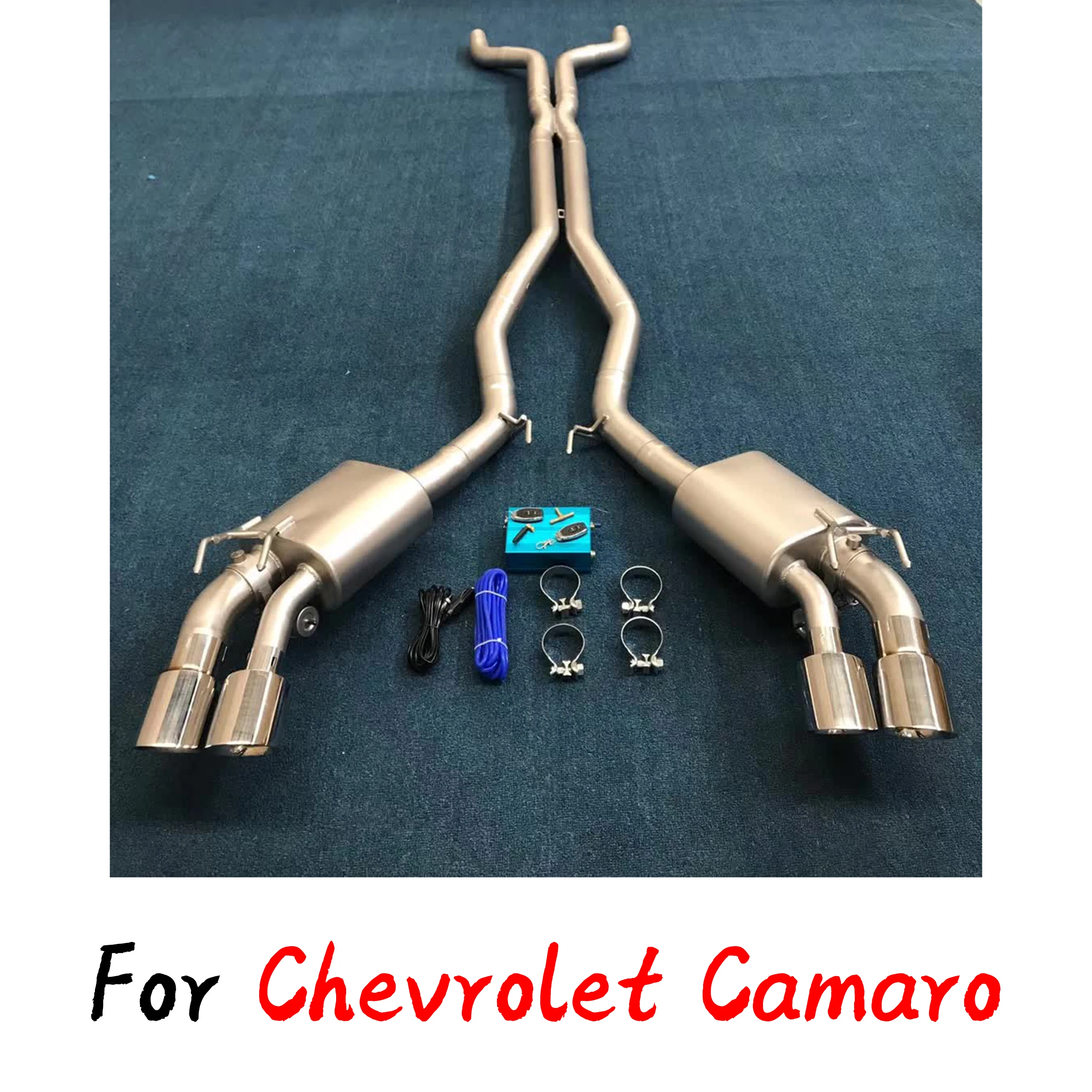 

For Chevrolet Camaro Exhaust Taibosi Performance Catback Exhaust System Pipe Electric / Vacuum Valve Car Muffler Cutout Hornet