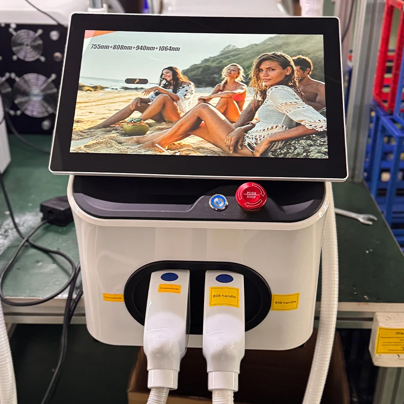2026 latest diode laser 4 wavelength diode laser hair removal machine 4000w/755 808/1064/940/for hair removal