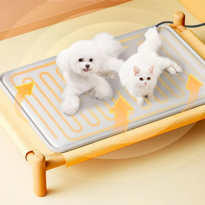 Smart Timing temperature control Heating Pad For Dog Cat Puppy Power-off Protection Electric Warm Mat Bed Waterproof Bite-resist