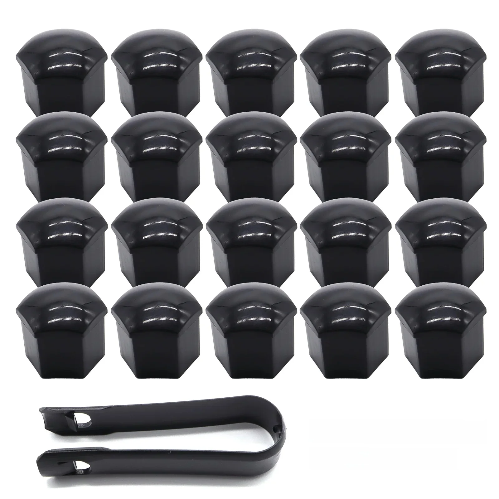 Bouchons d'écrou de roue de voiture, 20 pièces, accessoires, vis de moyeu de pneu automobile, couvercle de Protection antirouille, capuchon de décoration, boulons de véhicule, goujons 21mm