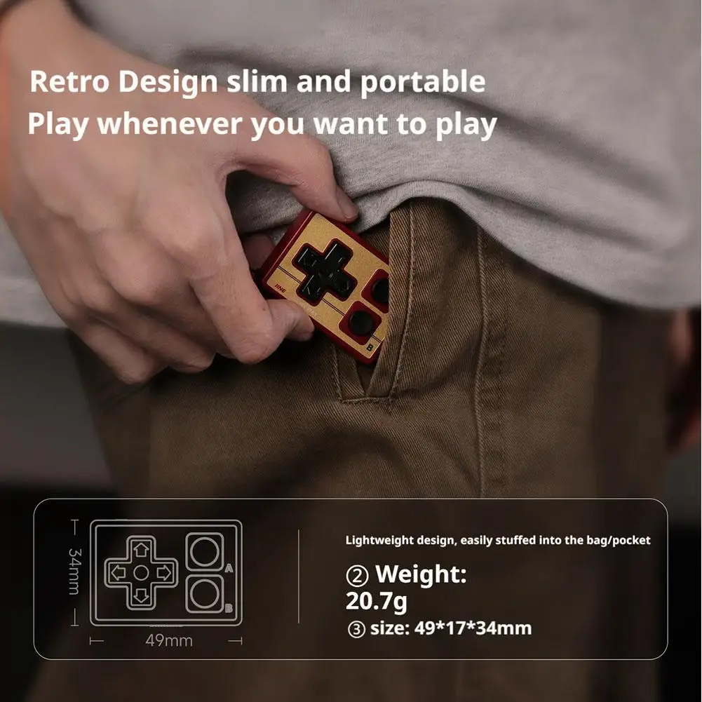 Picture 7: For IINE Gamebrick Mini Wireless Controller Bluetooth Multi-Function Gamepad Joystick Remote Control Suitable for iPhone Android