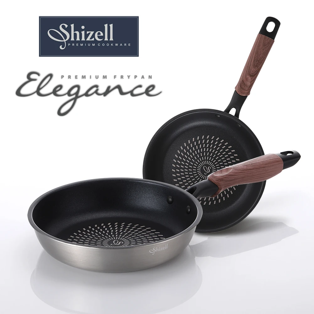 Shizell Elegance IH Frying Pan 20cm - Frying Pan for Pasta, Induction, Stir-Fry, Grilling, Cooking, Kitchenware