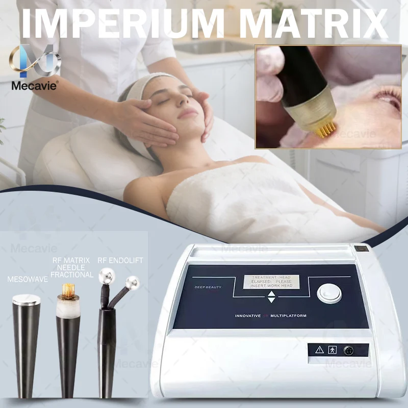 

Multi-functional Fractional RF Machine, Face Imported MATRIX Skin Tightening Wrinkle Removal Facial 3 in 1