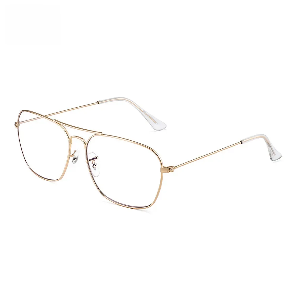 JM aviateur ordinateur lumière bleue bloquant les lunettes carré oeil protéger vidéo lunettes Anti-éblouissement hommes femmes