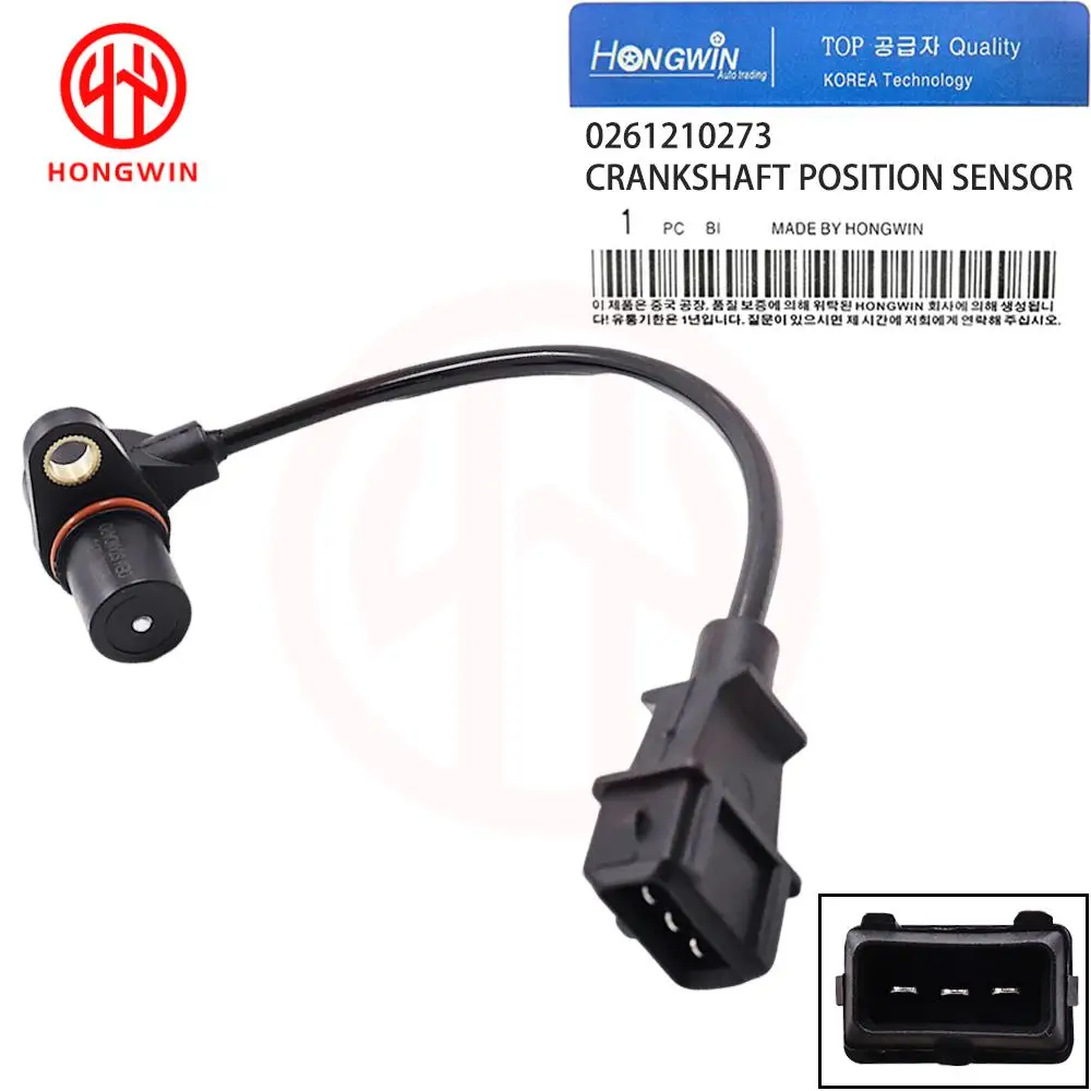

NEW 0261210273 Crankshaft sensor for BYD F3 for Geely Emgrand for ZOTYE, crankshaft position sensor 0261210273