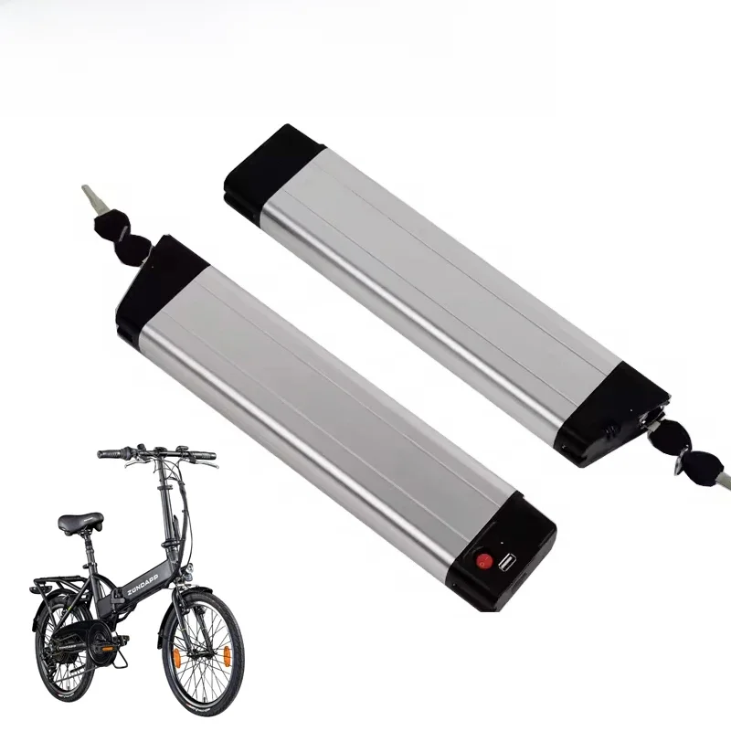36V Opvouwbare Fietsbatterij 7.8ah 10.4ah 12.8ah 14ah Voor Rapier Zündapp Z101 F. Lli Schiano Galaxy 20 Inch Legende Monza Etna Enik - afbeelding 2