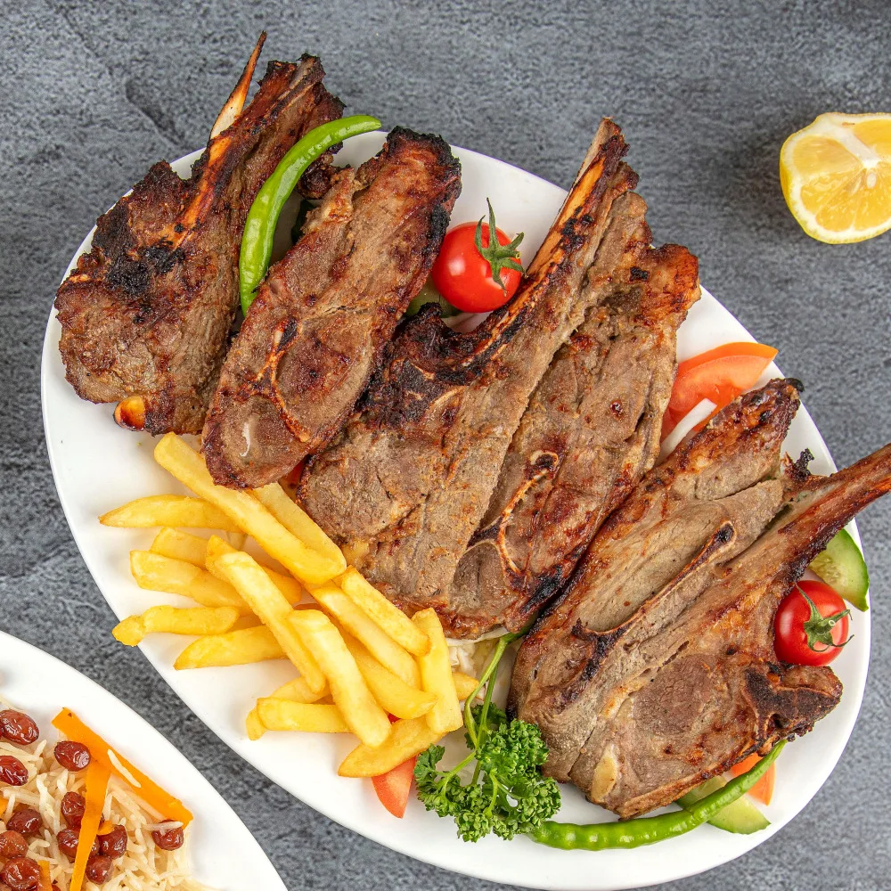 رف كتف أضلاع الضأن الأسترالية الفاخرة من لحم رام 400 جرام لحم الضأن الصغير للتخييم واستخدام الشواء في الانتقال لمنزل جديد