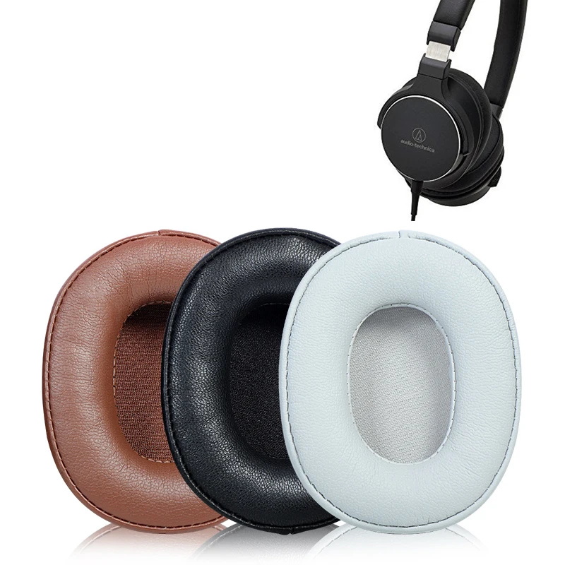 

Foam Ear Pads Cushions for Audio-Technica ATH-SR5 SR5BT MSR5 Headphones High Quality Protein Leather Earpads 11.22