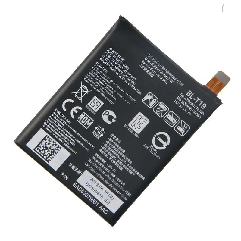 Bl-T19 Battery For Nexus 5x H791 H798 H790 2700mAh