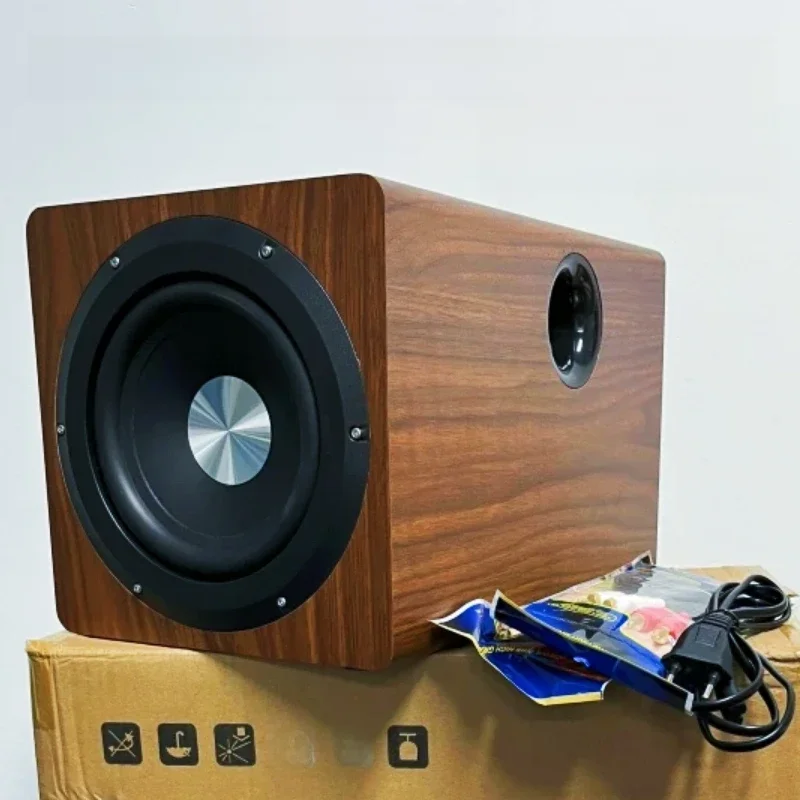 Ibass SU650D 100W caisson de basses haute puissance Home cinéma basse Hi-fi caisson de basses actif en bois de 6.5 pouces 110V-220V large tension