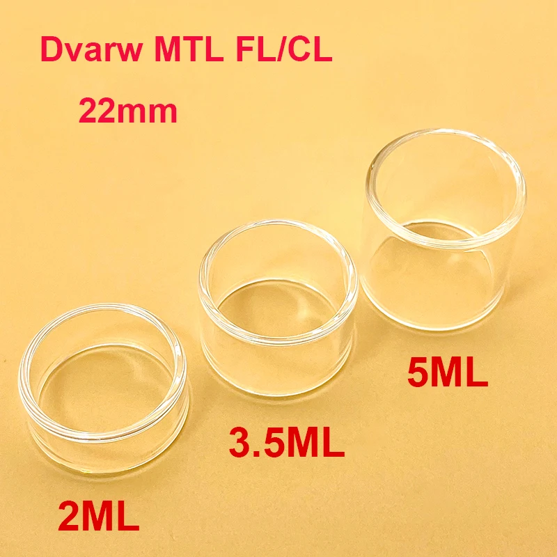 

Стеклянная трубка, прозрачное стекло, 2 мл/3,5 мл/5 мл/6 мл, сменное прямое стекло для Dvarw MTL FL/CL 22 мм/24 мм, аксессуары для вейпа