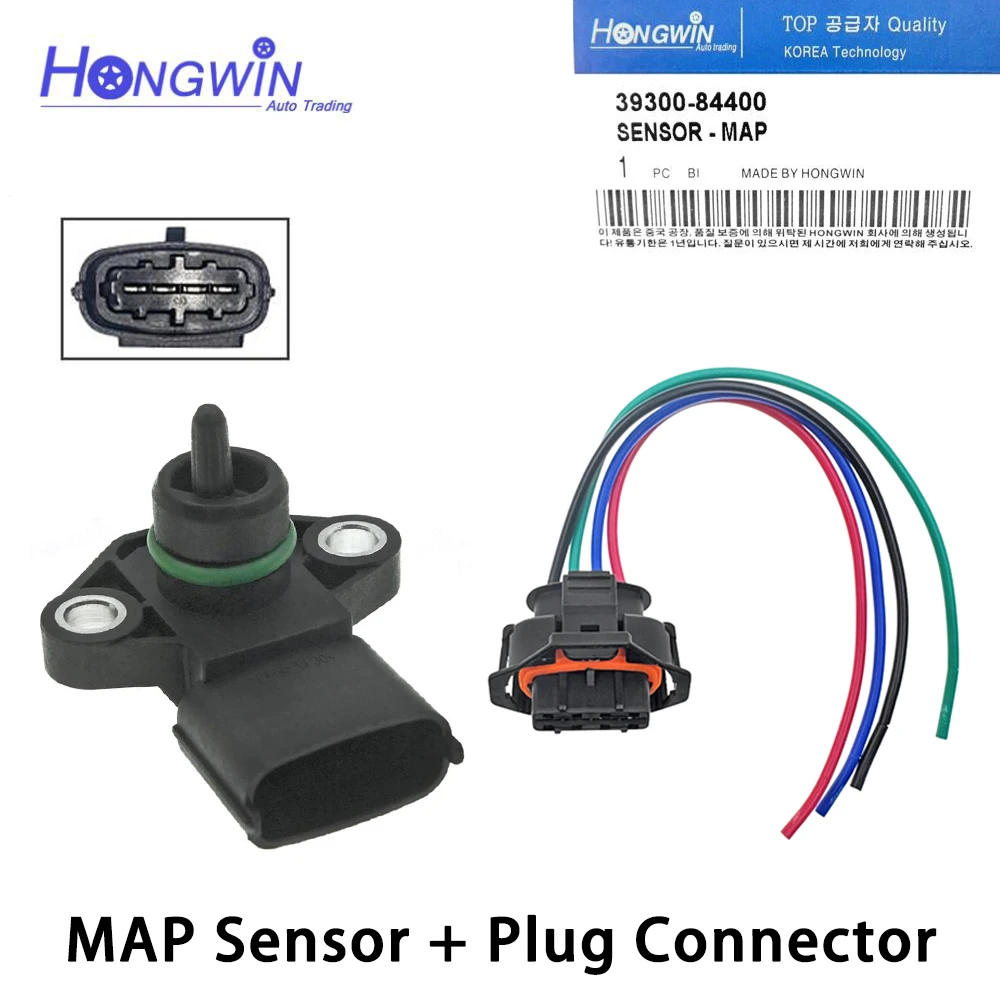 3 BAR Boost Pressure MAP Sensor 39300-84400 9490930502 For KIA SORENTO CARENS CERATO PICANTO SPORTAGE RIO I II III 1.6 2.0 CDRi