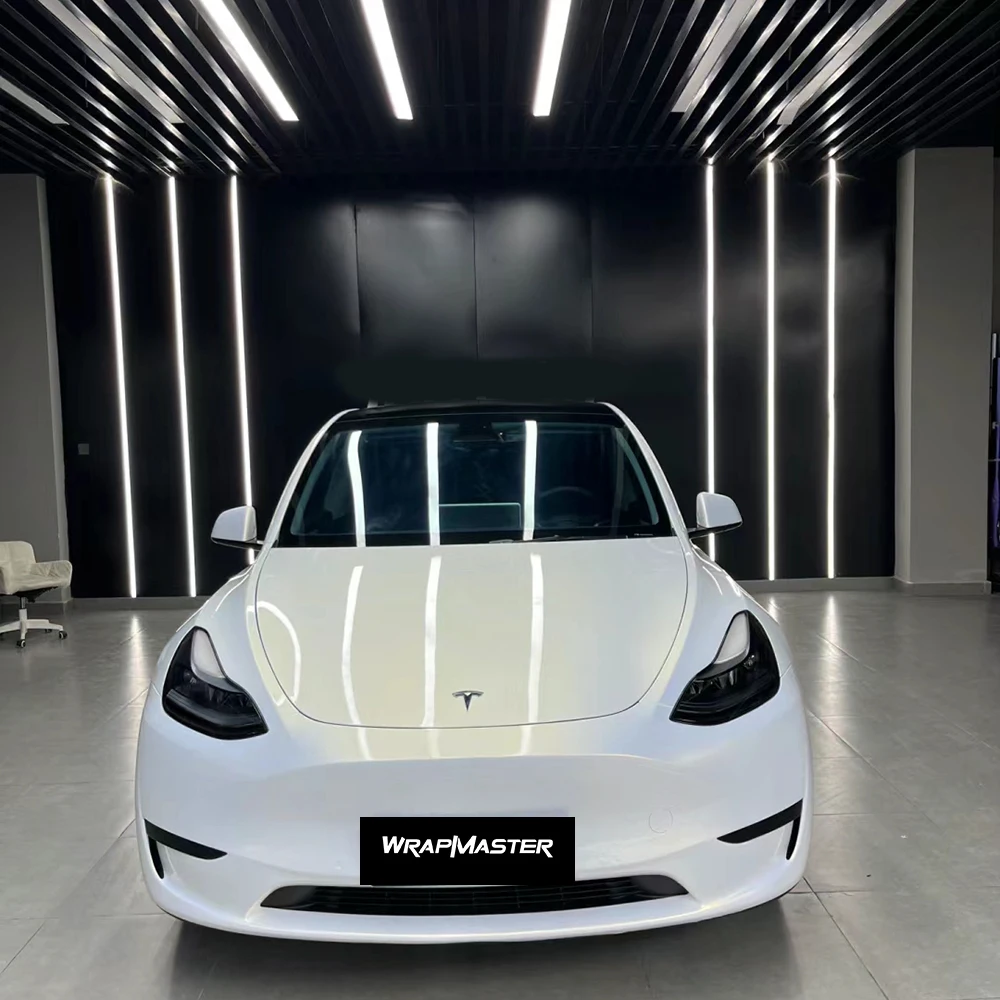 

Wrapmaster 5*56ft ПЭТ-лайнер супер глянцевый жемчуг от белого до золота автомобильная пленка виниловая с самозаживляющей пленкой из ПВХ