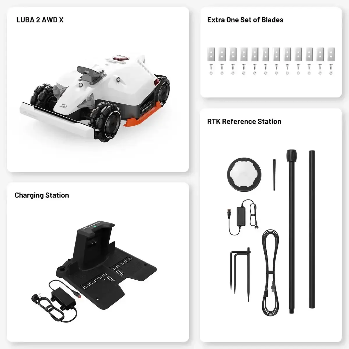 MAMMOTION LUBA 2 AWD 5000 الأكثر مبيعًا - Robocleaners جاهز للتصدير