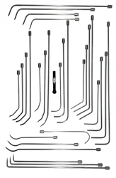 29 Stuks 360 ° Draaibare Verfloze Deukreparatie (Pdr) Gereedschap-Roestbestendige Stalen Deuk Verwijderingsstaven Productomschrijving: