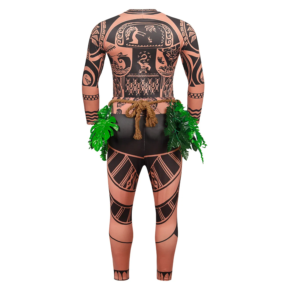 Costume de tatouage Moana Maui, T-shirt et pantalon, Halloween Cosplay, Costume GelMaui pour la fête, le carnaval, les tenues Kiev illage