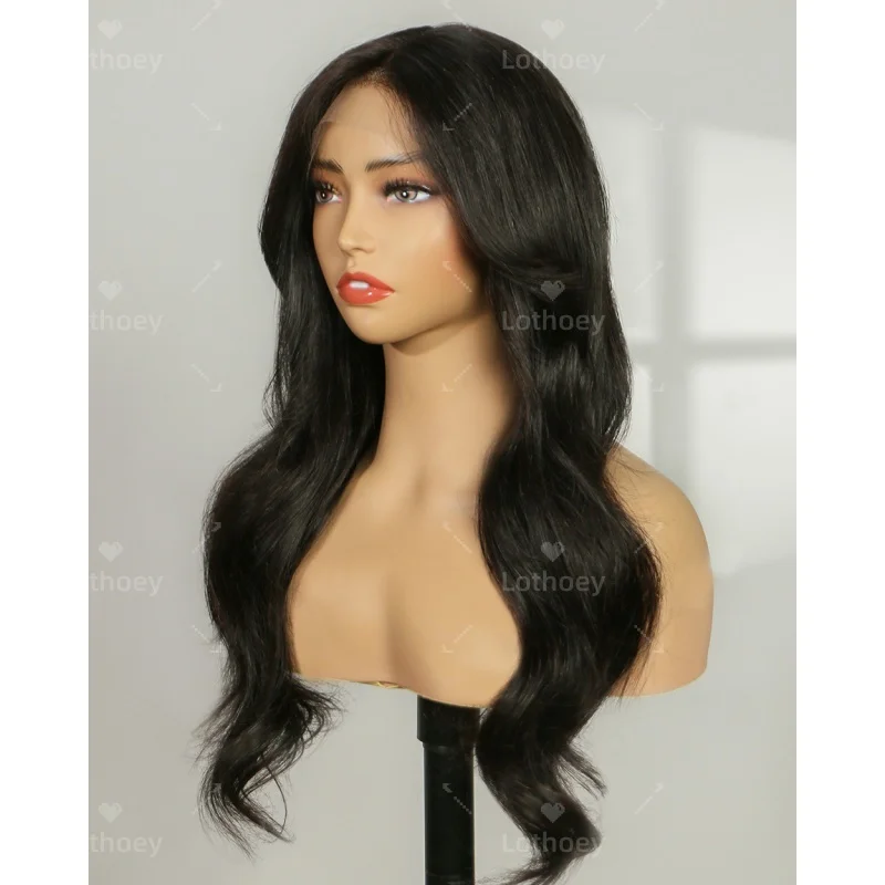 ボディウェーブ人毛ウィッグ 透明レースフロントウィッグ ベビーヘア付き ブラジル産ボディウェーブレースクロージャーウィッグ 女性用レミーヘアウィッグ
