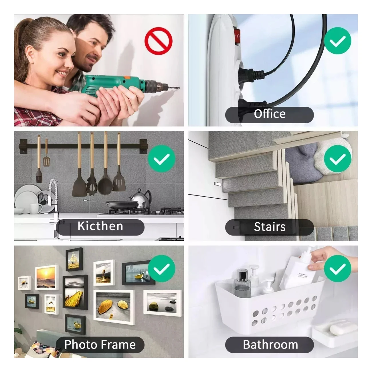 Cinta Nano Doble Adhesiva 3 Metros Transparente Lavable Reutilizable Hogar Oficina