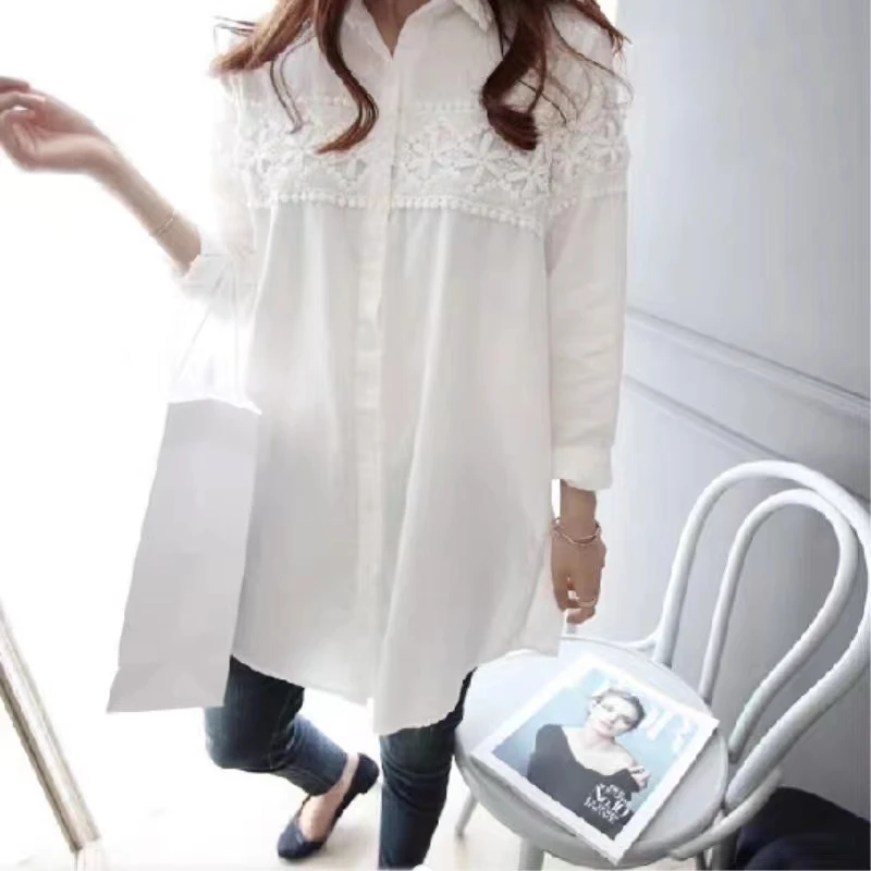 Maternity Clothes Long Sleeve Nursing Blouse Top Chiffon Pregnant Women Breastfeeding Blouse Shirt Lactation Pregnancy Clothing