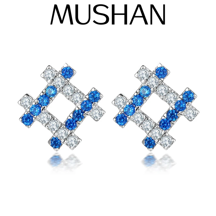 

Серьги MuShan Designer Jewelry из стерлингового серебра 925 пробы с цирконами 7А, висячие, для повседневной носки, для женщин, с покрытием из 18-каратного золота, изысканные ювелирные изделия
