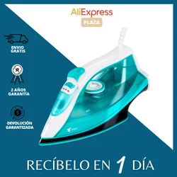 Thulos Plancha de Vapor Función de Limpieza de Cal 2200W Suela de Cerámica Función Anti Cal Anti Goteo Termostato Ajustable Cable Giratorio Electrodomésticos para el Hogar