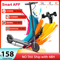 Personalized APP Control Scooter Electric Dual Brake 36V/42V Battery 350W/500W Front Drive 25/35KM Range Electric Kick Scooter