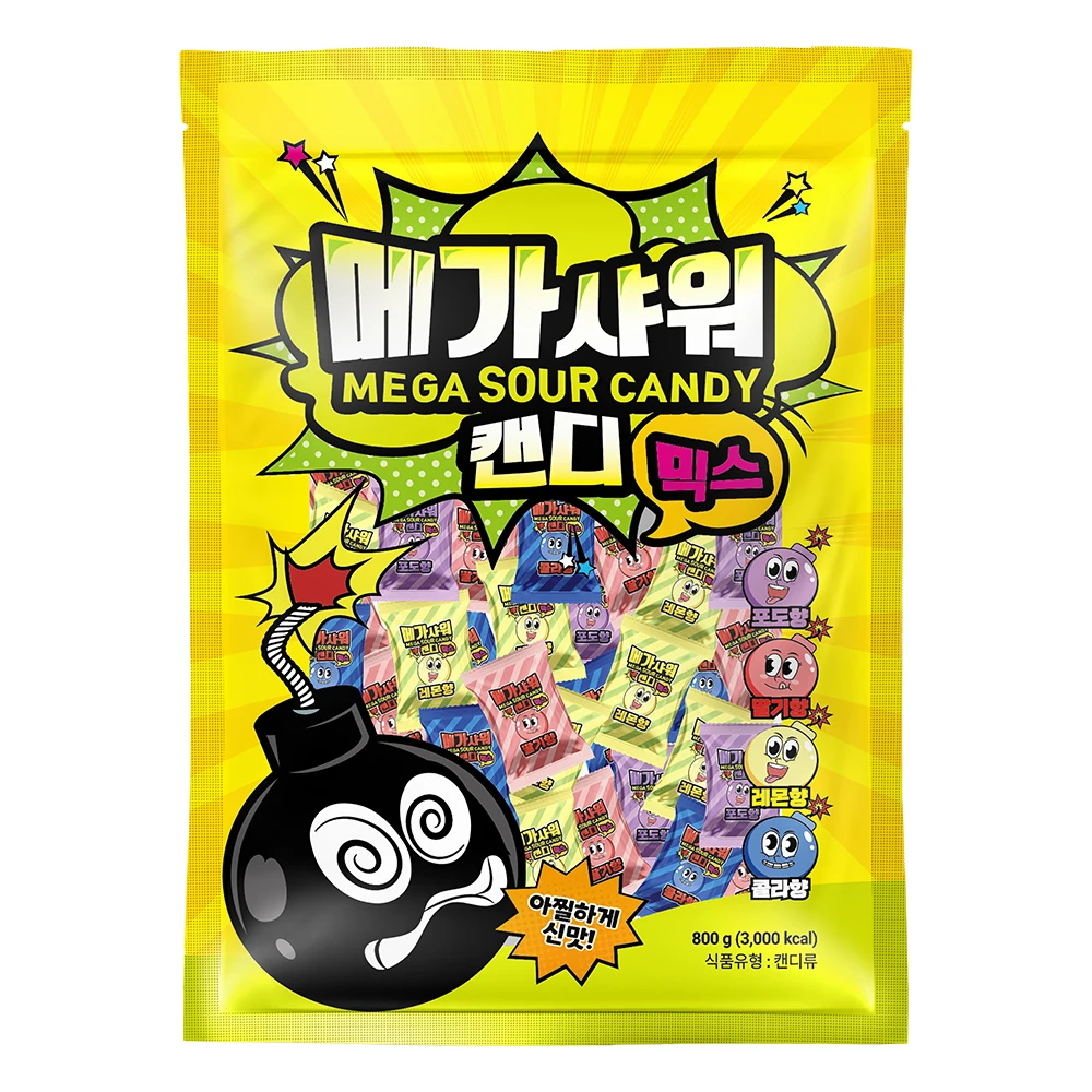 800g Sour Candy mezcla de dulces verdaderos