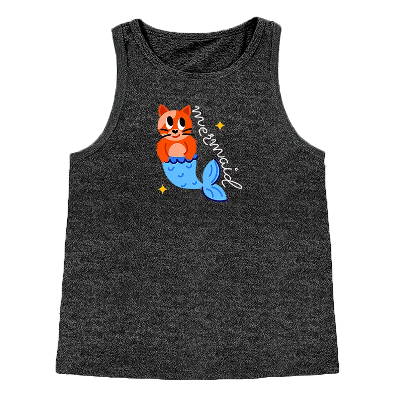 Cat Elf This Cat Is So Cute Meow Fashion Women's Safety Tank Top Loose O Neck Sleeveless Casual Women's Tank Top