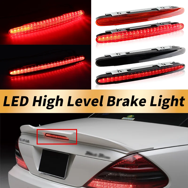 1PC A2308200056 Red Third LED Brake Light Stop Lamp For Mercedes-Benz SL R230 2001-2012 SL500 SL600 SL63 2308200056 2308200656