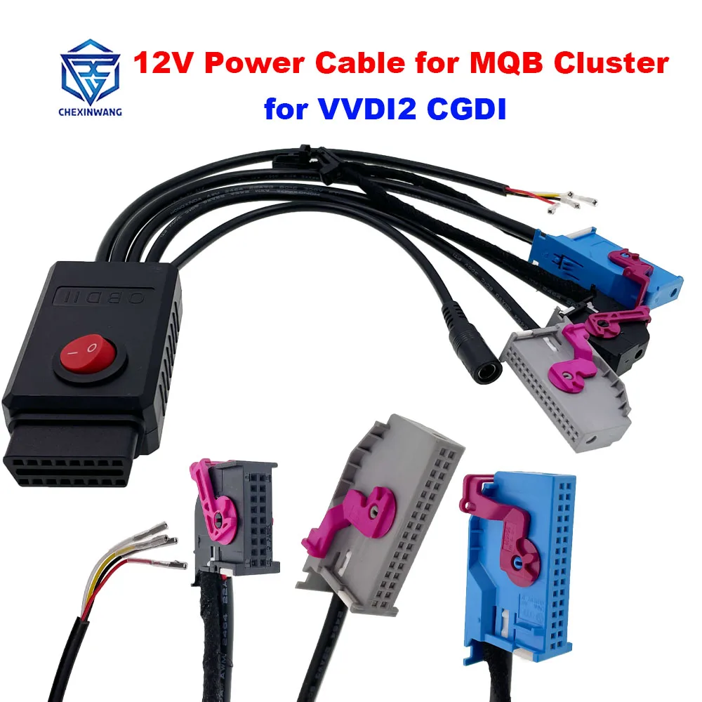 MQB Cluster 12V Power Cable 4th ID48 Key Program Cable 5th Cluster Cable NEC35XX Cable MLB MQB48 Instrument Cable fit VVDI2 CGDI