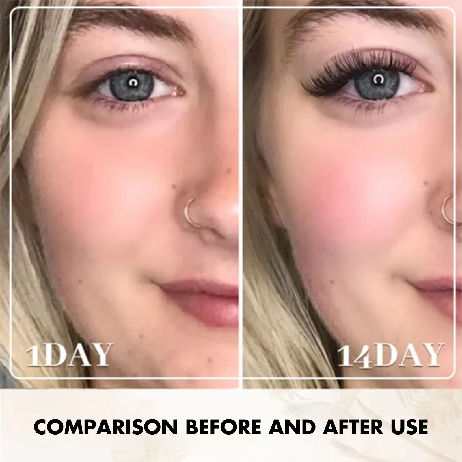 West&Month 3.5g Serum na Porost Rzęs, Wzmacniacz Rzęs, Wydłużający Makijaż, Zagęszczający Brwi, Odżywczy, Naturalne Rzęsy, Serum Podkręcające