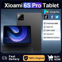 2024 NEW Original Xioami Pad 6S Pro Tablet 11inch HD 4K Android 14 16GB+1T 20000mAh 5G Dual SIM Bluetooth WiFi GPS WPS Tablet PC