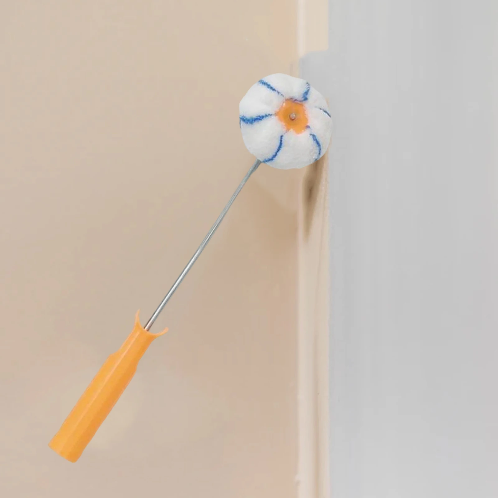 4inch Corner Paint Roller Brush for Walls Ceilings Professional Round Sleeve Wall Painting Roller Round Paint Brush